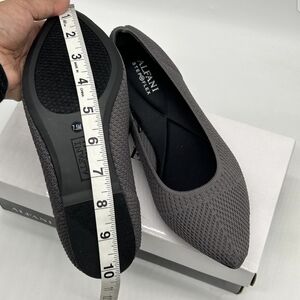 Alfani Gray Flats with Knit Texture and Minimalist Design